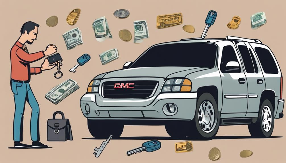 options for replacing lost gmc envoy key